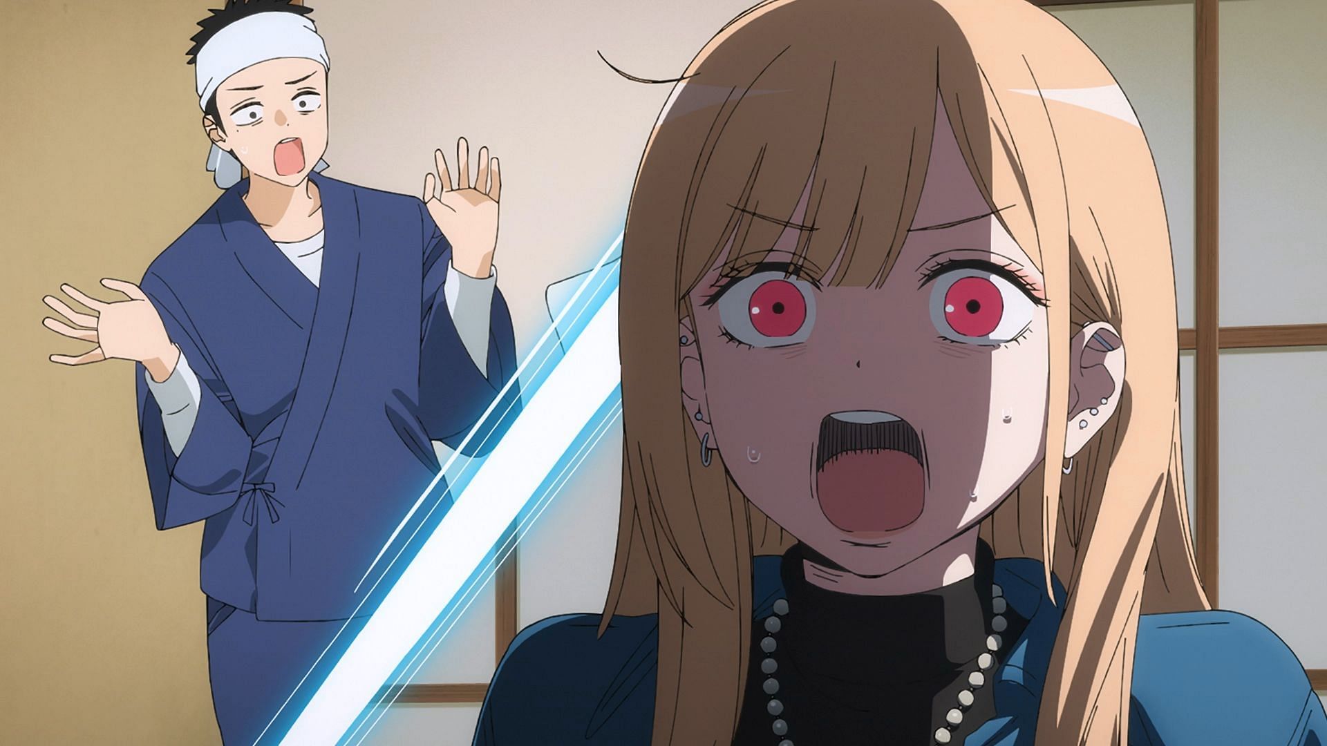 Gojo and Marin in My Dress-Up Darling season 2 episode 1 (Image via CloverWorks)